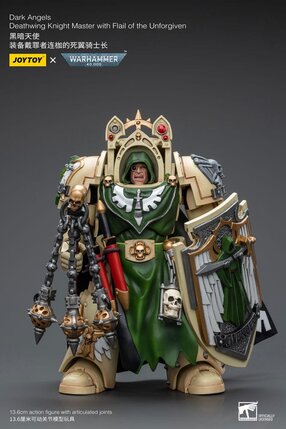 Preorder: Warhammer 40k Action Figure 1/18 Dark Angels Deathwing Knight Master with Flail of the Unforgiven 12 cm