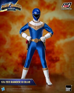 Preorder: Power Rangers Zeo FigZero Action Figure 1/6 Ranger III Blue 30 cm