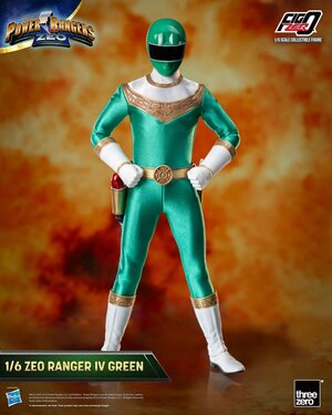 Preorder: Power Rangers Zeo FigZero Action Figure 1/6 Ranger IV Green 30 cm