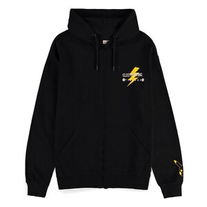 Preorder: Pokemon Zipper Hoodie Sweater Pikachu Electrifying Line-art Size XL
