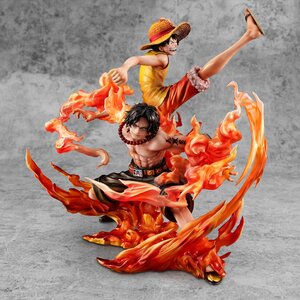 Preorder: One Piece P.O.P NEO-Maximum PVC Statue Luffy & Ace Bond between brothers 20th Limited Ver. 25 cm