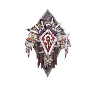 Preorder: World of Warcraft Plaque Horde 30 cm