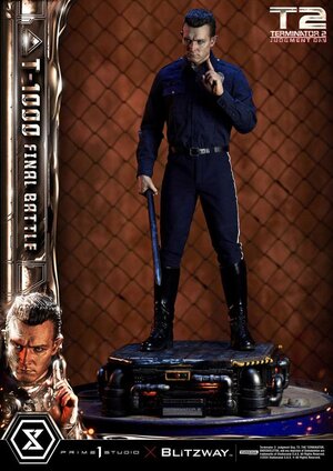 Preorder: Terminator 2 Museum Masterline Series Statue 1/3 T-100 Final Battle 73 cm