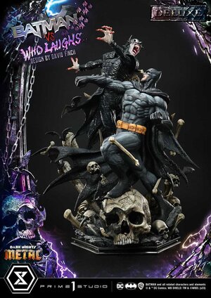 Preorder: Dark Nights: Metal Ultimate Premium Masterline Series Statue 1/4 Batman VS Batman Who Laughs Deluxe Version 67 cm