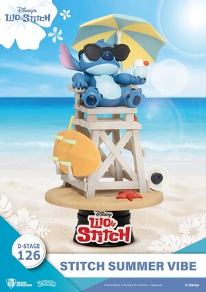 Preorder: Disney D-Stage PVC Diorama Stitch Summer Vibe 16 cm