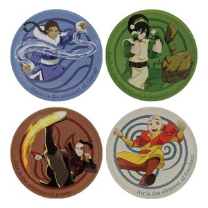 Preorder: Avatar The Last Airbender Coaster 4-Pack