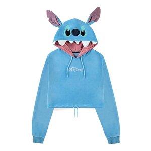 Preorder: Lilo & Stitch Cropped Hooded Sweater Stitch  Size XXL