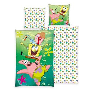Spongebob Squarepants Duvet Set 135 x 200 cm / 80 x 80 cm