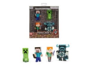 Preorder: Minecraft Nano Metalfigs Diecast Mini Figures 4-Pack 6 cm