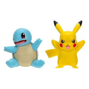 Preorder: Pokémon Battle Figure First Partner Set Figure 2-Pack Squirtle #2, Pikachu #9
