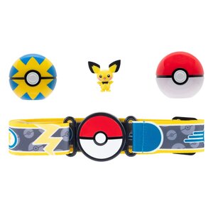 Pokémon ClipnGo Poké Ball Belt Set Poké Ball, Quick Ball & Pichu