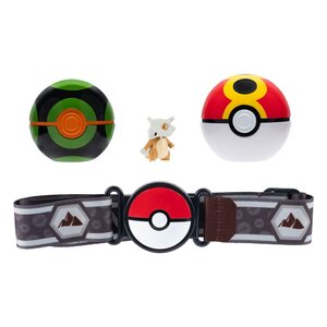 Pokémon ClipnGo Poké Ball Belt Set Repeat Ball, Dusk Ball & Cubone