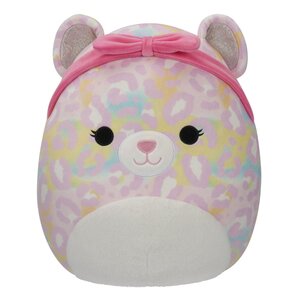 Preorder: Squishmallows Plush Figure Pink Rainbow Leopard with Pink Headband Michaela 30 cm