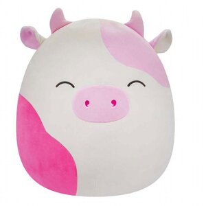 Preorder: Squishmallows Plush Figure Pink Spotted Cow with Closed Eyes Caedyn 40 cm