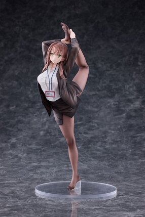 Preorder: Original Character PVC Statue 1/4 OL-chan Who Doesnt Want to Go to Work White Ver. 26 cm