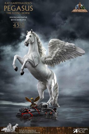 Preorder: Ray Harryhausen Statue Pegasus: The Flying Horse 2.0 Deluxe Version 45 cm