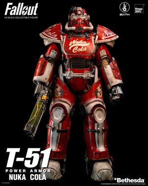 Preorder: Fallout Action Figure 1/6 T-51 Nuka Cola Power Armor 37 cm
