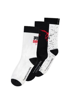 Preorder: Death Note Socks 3-Pack Ryuk Splash 43-46