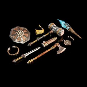 Preorder: Mythic Legions: Rising Sons Action Figure Accessorys Dwarf Weapons