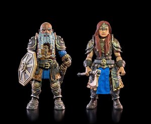 Preorder: Mythic Legions: Rising Sons Actionfigures 2-Pack Exiles From Under the Mountain 15 cm