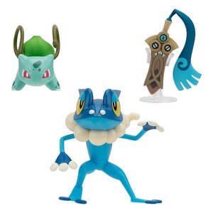 Preorder: Pokémon Battle Figure Set 3-Pack Honedge, Bulbasaur #4, Frogadier 5 cm