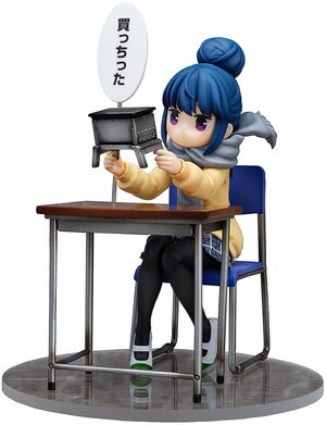 Preorder: Laid-Back Camp PVC Statue 1/7 Rin Shima: Look What I Bought Ver. 14 cm