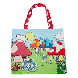 Preorder: The Smurfs by Loungefly Canvas Tote Bag Village Life