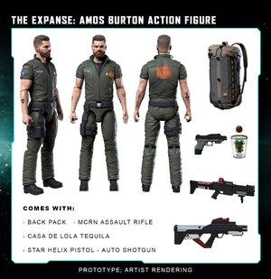 Preorder: The Expanse Action Figure Amos Burton 20 cm