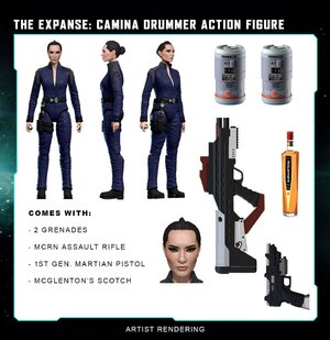 Preorder: The Expanse Action Figure Camina Drummer 20 cm