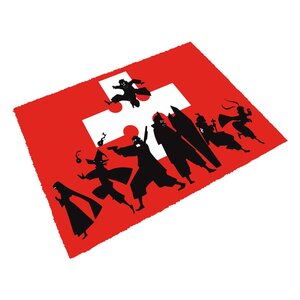 Preorder: Fire Force Doormat Logo Red 40 x 60 cm