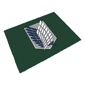 Preorder: Attack on Titan Doormat Scout Emblem 40 x 60 cm