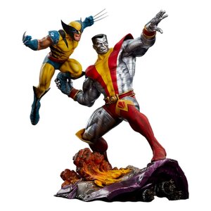 Preorder: Marvel Premium Format Statue Fastball Special: Colossus and Wolverine 61 cm