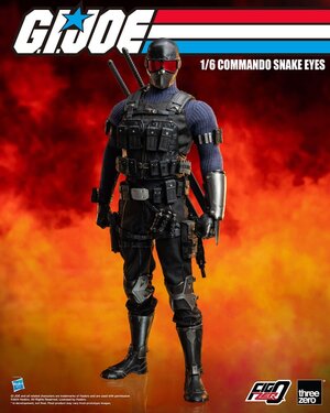 Preorder: G.I. Joe FigZero Action Figure 1/6 Commando Snake Eyes 30 cm