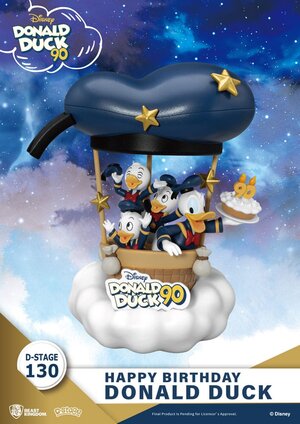 Preorder: Disney D-Stage PVC Diorama Donald Duck 90th-Happy Birthday 14 cm
