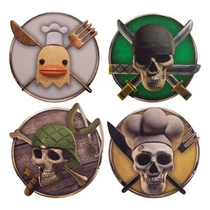 Preorder: One Piece Coaster 4-Pack Characters #2
