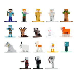 Preorder: Minecraft Nano Metalfigs Diecast Mini Figures 18-Pack Wave 10 4 cm