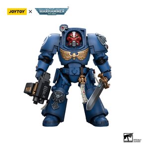 Preorder: Warhammer 40k Action Figure 1/18 Ultramarines Terminator Squad Sergeant with Power Sword and Teleport Homer 12 cm