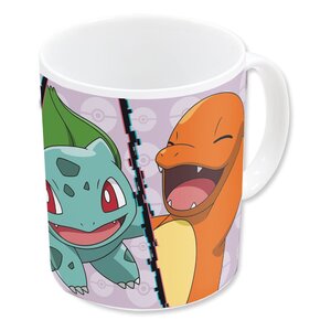Preorder: Pokemon Mug Charmander, Bulbasaur, Squirtle, Pikachu 320 ml