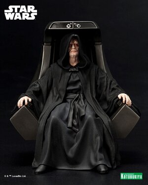 Preorder: Star Wars: Return of the Jedi ARTFX+ PVC Statue 1/10 Emperor Palpatine 16 cm