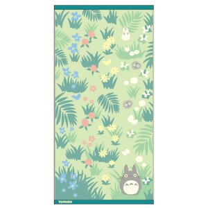 Preorder: My Neighbor Totoro Large Bath Towel Totoro & Butterfly 60 x 120 cm