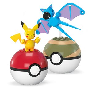 Preorder: Pokémon MEGA Construction Set Poké Ball Collection: Pikachu & Zubat