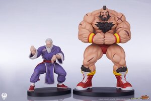 Preorder: Street Fighter Street Jam Statuen 1/10 Zangief & Gen Set
