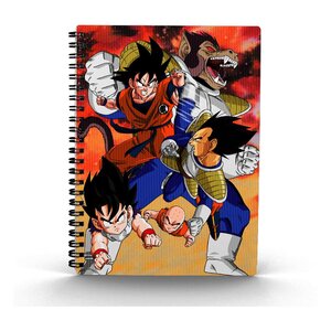 Preorder: Dragon Ball Notebook with 3D-Effect Goku vs Vegeta