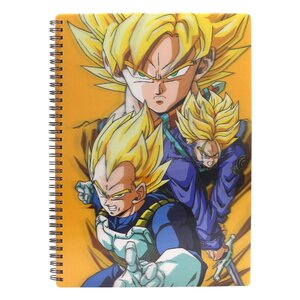 Preorder: Dragon Ball Notebook with 3D-Effect Saiyans
