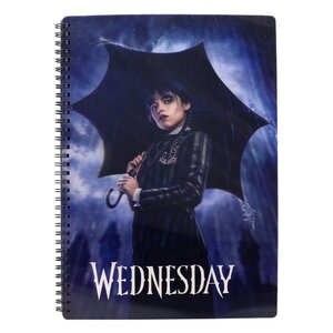 Preorder: Wednesday Notebook with 3D-Effect Rain