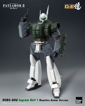 Preorder: Patlabor 2: The Movie Robo-Dou Action Figure Ingram Unit 1 Reactive Armor Version 23 cm