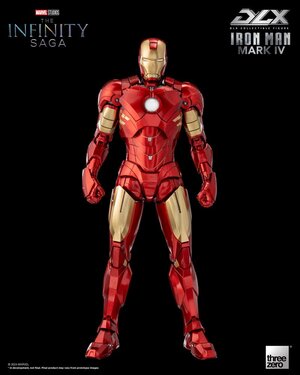 Preorder: Infinity Saga DLX Action Figure 1/12 Iron Man Mark 4 17 cm