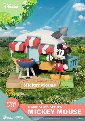 Preorder: Disney D-Stage Campsite Series PVC Diorama Mickey Mouse Special Edition 10 cm