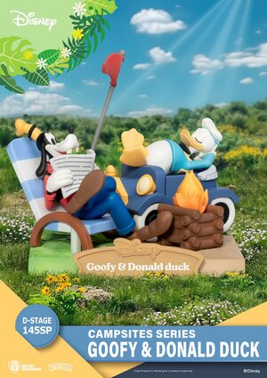 Preorder: Disney D-Stage Campsite Series PVC Diorama Goofy & Donald Duck Special Edition 10 cm