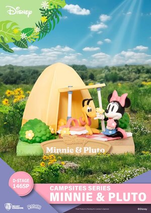 Preorder: Disney D-Stage Campsite Series PVC Diorama Mini & Pluto Special Edition 10 cm